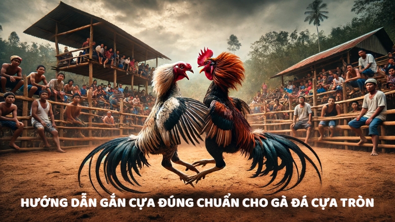 Hướng dẫn gắn cựa đúng chuẩn cho gà đá cựa tròn