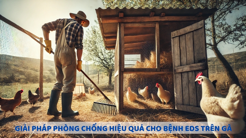 Giải pháp phòng chống hiệu quả cho bệnh EDS trên gà 