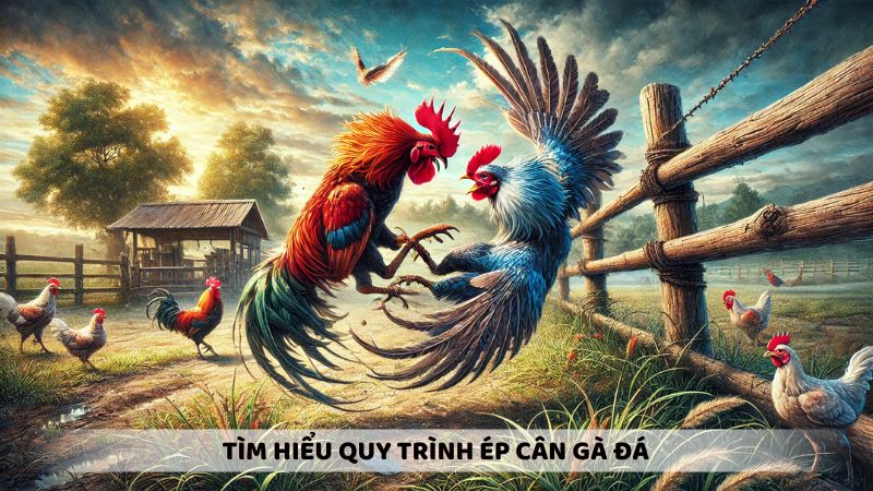 Tìm hiểu quy trình ép cân gà đá